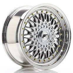 Japan Racing JR-9 16x7.5" 4x100/108 ET25, Chrome / Titane