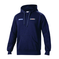 Sweat à Capuche Rayé Sparco Martini Racing Bleu