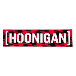 Sticker Hoonigan Gymkhana Censor Bar Noir & Rouge