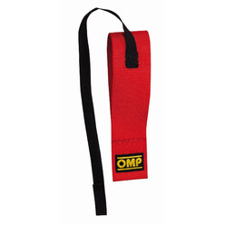 Sangle de Remorquage OMP Rouge (FIA) avec Élastique